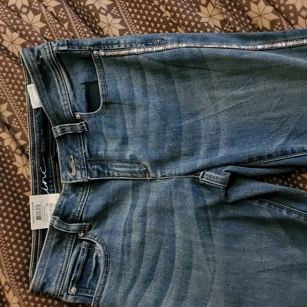 Inc Novelty Denim skinny ankle jeans